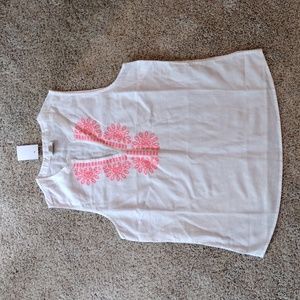 NWT J Crew linen/cotton tank top size 2